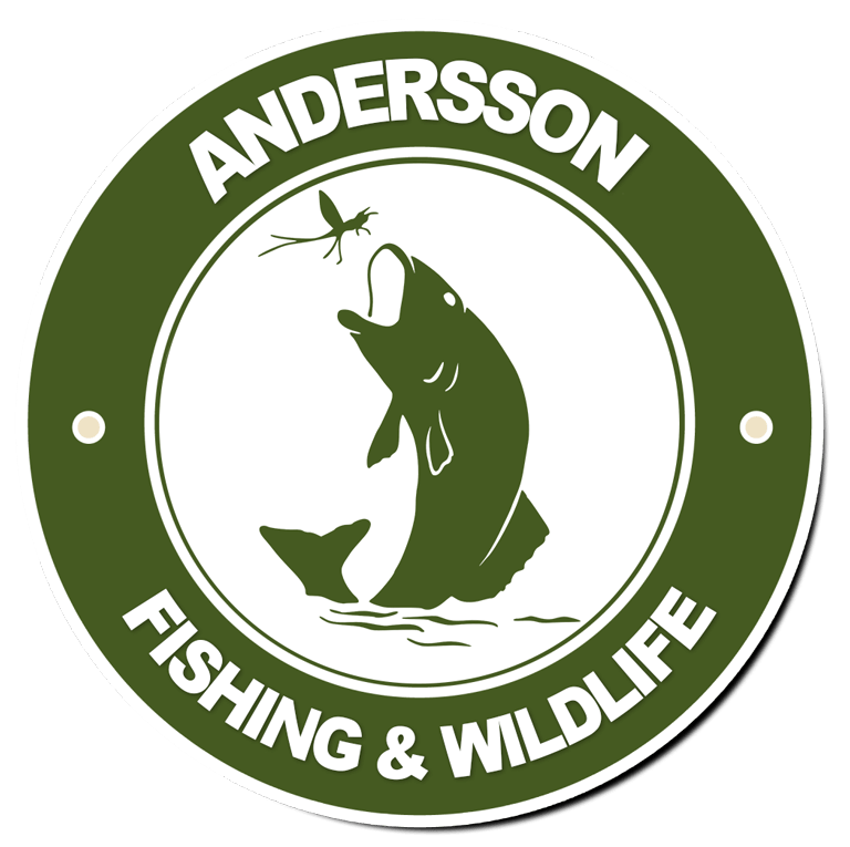 Andersson Fishing & Wildlife logotyp.
