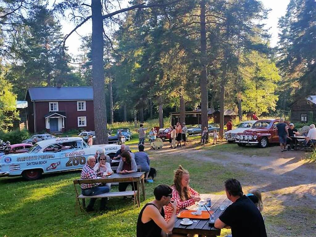 Motorkväll vid Borgsjö Hembygdsgård.