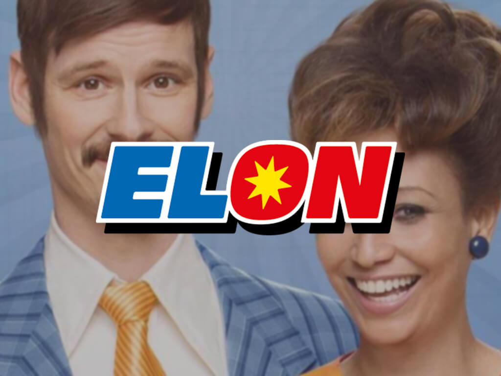Logotypen till en av butikerna i kedjan ELON.