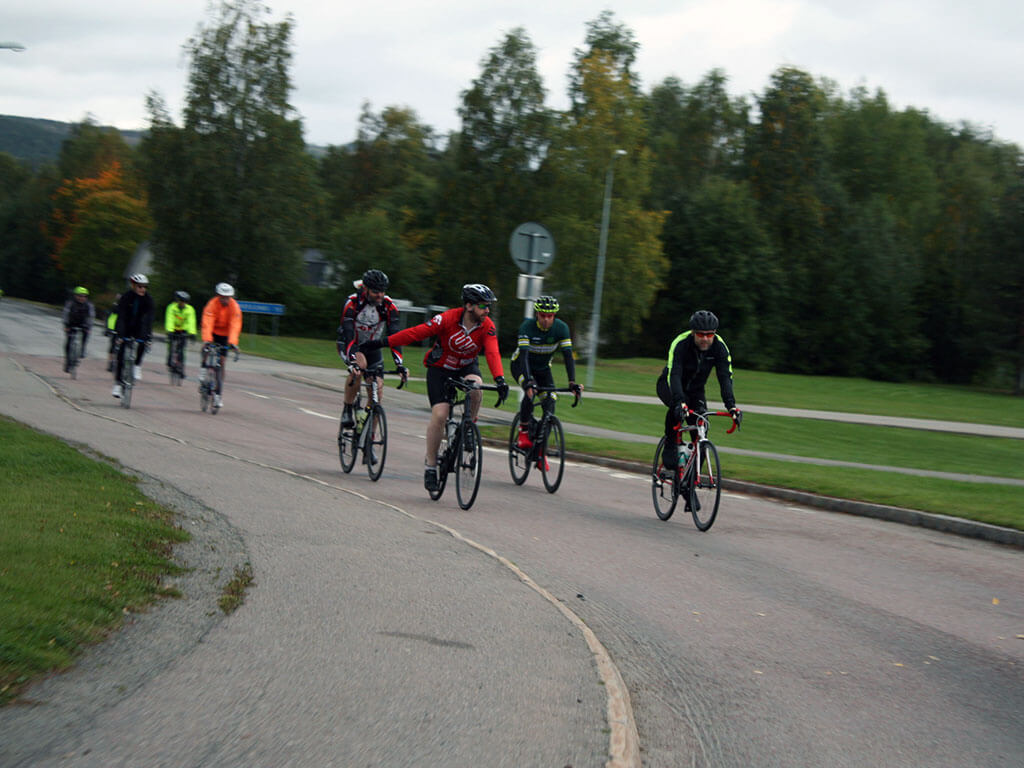 Cyklister på Ljungandalen Runt 2017.