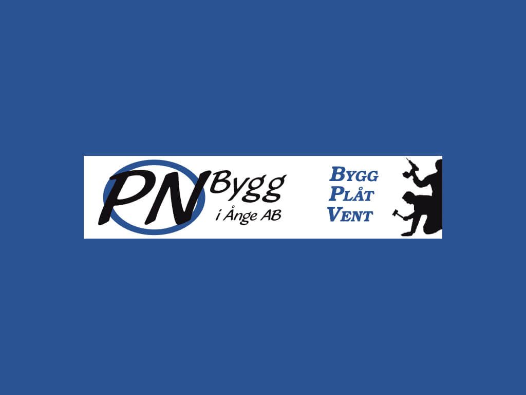 Logotypen till PN Bygg i Ånge.