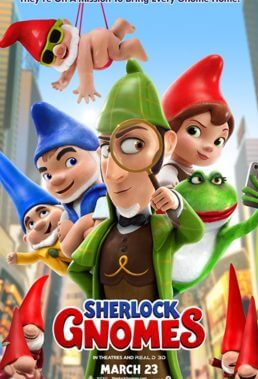 Se filmen Mästerdetektiven Sherlock Gnomes på Ånge Folkets Hus bio.