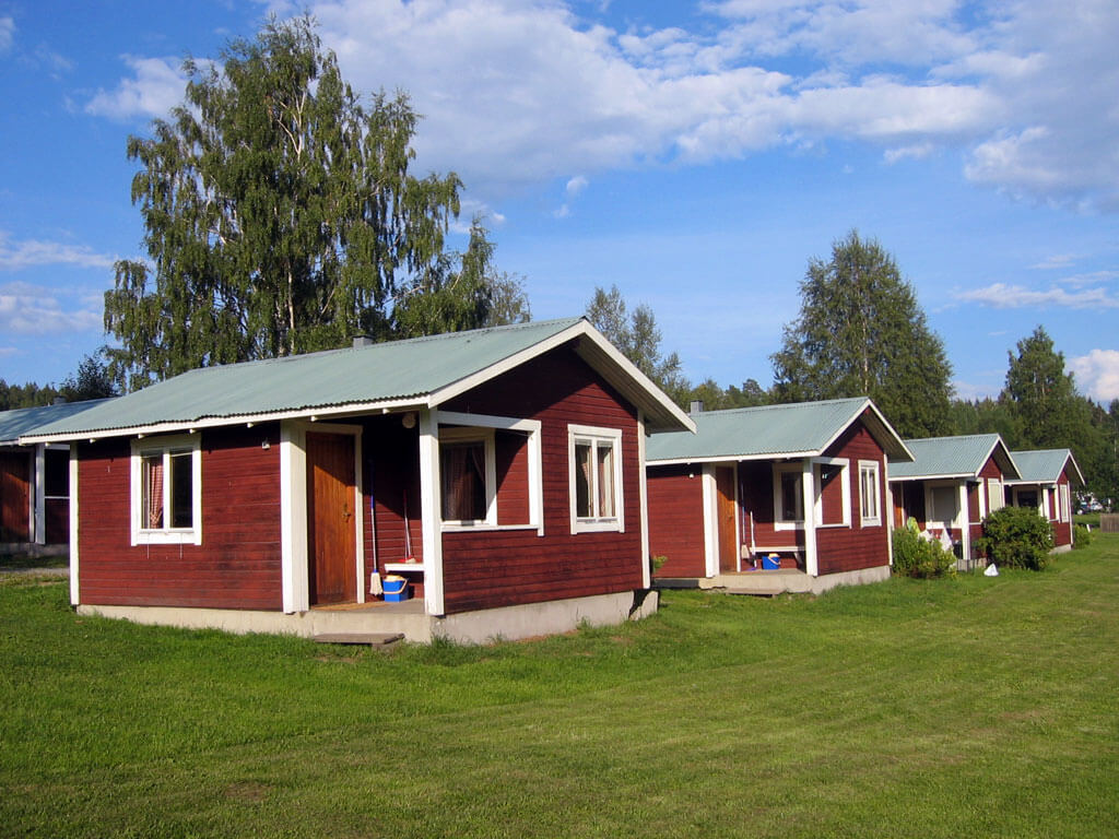 Stugorna campingen vid Träporten i Borgsjö
