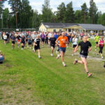 Starten på låglandsvandring Borgsjö Runt.