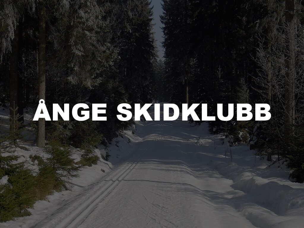 Längdskidåkning hos Ånge Skidklubb i Ånge kommun.