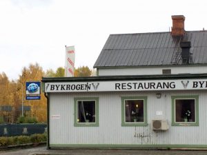 Utsidan av Bykrogen i Fränsta.