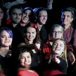 Julshow med buffé med Musikerlinjen och Artistlinjen på Ålsta folkhögskola i Fränsta.