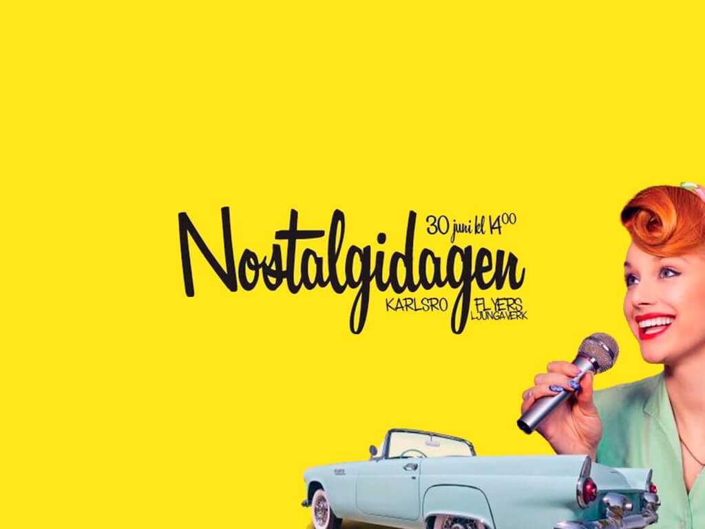 Nostalgidag med The Jugglers och Nightdrivers som spelar och sjunger.
