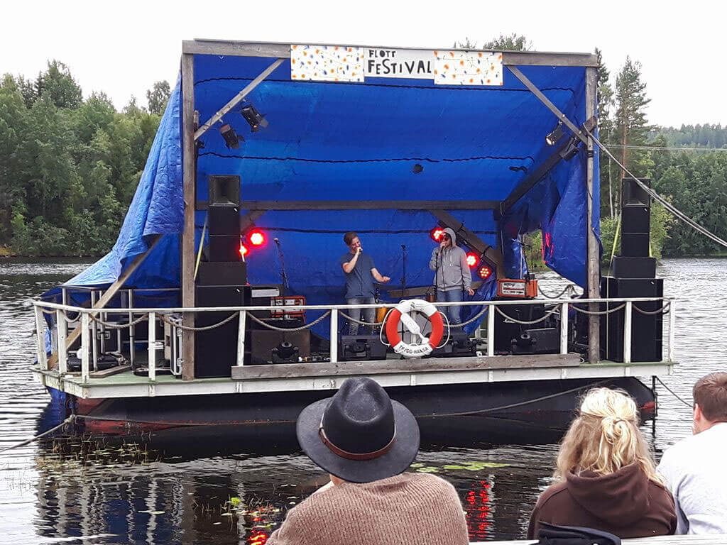 Flottfestival i Viskan.